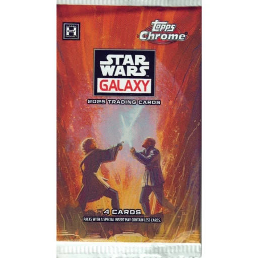 [Rip & Ship Exclusive] Topps Chrome Star Wars 2025 Galaxy Hobby Pack