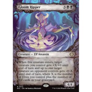 Lorwyn Eclipsed - 312 - Gloom Ripper - Rare - B - Foil (Front)