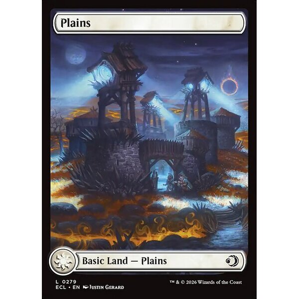 Lorwyn Eclipsed - 279 - Plains - Common - C - Foil (Front)