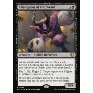 Lorwyn Eclipsed - 95 - Champion of the Weird - Rare - B - Foil (Front)