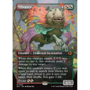 Lorwyn Eclipsed - 295 - Vibrance - Mythic - RG - Non-foil (Front)