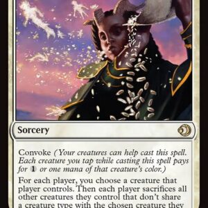 Lorwyn Eclipsed - 43 - Winnowing - Rare - W - Foil (Front)