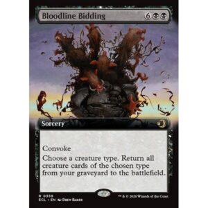 Lorwyn Eclipsed - 359 - Bloodline Bidding - Rare - B - Non-foil (Front)
