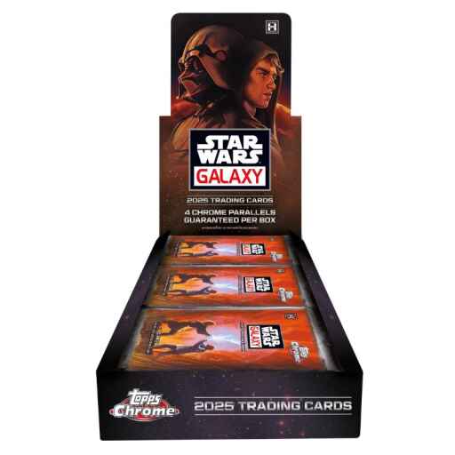 Alternative view of [Rip & Ship Exclusive] Topps Chrome Star Wars 2025 Galaxy Hobby Pack