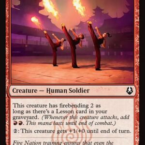 Avatar: The Last Airbender - 134 - Fire Nation Cadets - Common - R - Foil (Front)