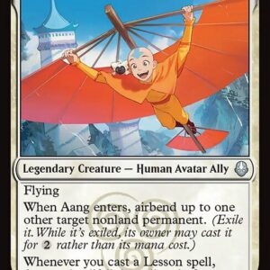 Avatar: The Last Airbender - 4 - Aang, the Last Airbender - Uncommon - W - Foil (Front)
