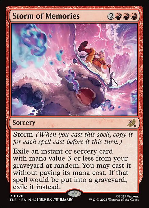 Avatar: The Last Airbender Eternal - 126 - Storm of Memories - Rare - R - Foil (Front)