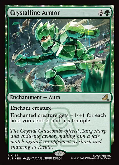 Avatar: The Last Airbender Eternal - 137 - Crystalline Armor - Rare - G - Non-foil (Front)