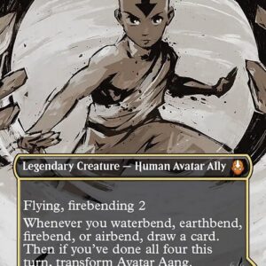 Avatar: The Last Airbender - 308 - Avatar Aang // Aang, Master of Elements - Mythic - C - Foil (Front)
