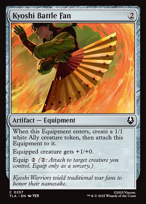 Avatar: The Last Airbender - 257 - Kyoshi Battle Fan - Common - C - Non-foil (Front)