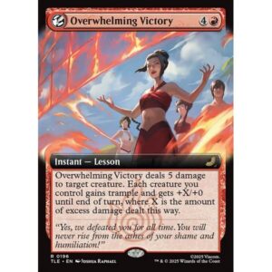 Avatar: The Last Airbender Eternal - 196 - Overwhelming Victory - Rare - R - Non-foil (Front)