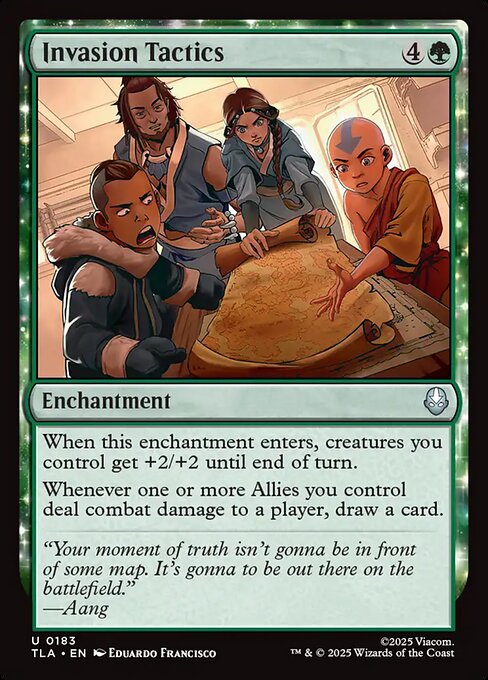Avatar: The Last Airbender - 183 - Invasion Tactics - Uncommon - G - Foil (Front)