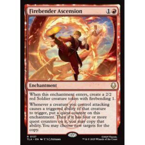 Avatar: The Last Airbender - 137 - Firebender Ascension - Rare - R - Non-foil (Front)