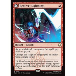 Avatar: The Last Airbender - 151 - Redirect Lightning - Rare - R - Non-foil (Front)