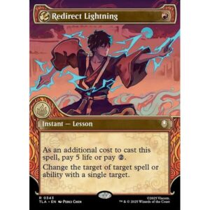 Avatar: The Last Airbender - 343 - Redirect Lightning - Rare - R - Non-foil (Front)