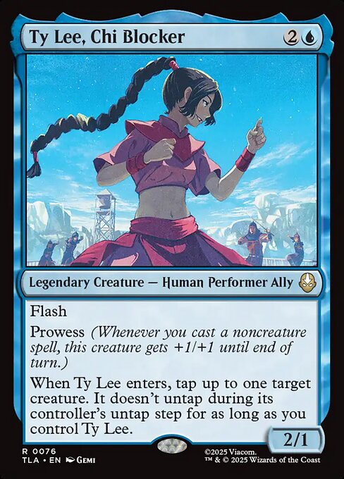 Avatar: The Last Airbender - 76 - Ty Lee, Chi Blocker - Rare - U - Non-foil (Front)