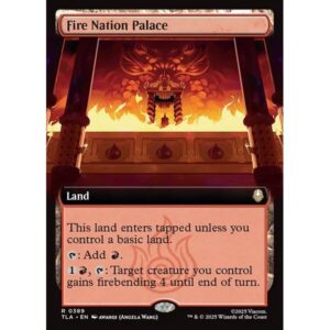 Avatar: The Last Airbender - 389 - Fire Nation Palace - Rare - C - Foil (Front)