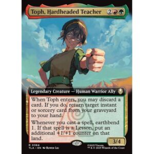 Avatar: The Last Airbender - 384 - Toph, Hardheaded Teacher - Rare - RG - Foil (Front)