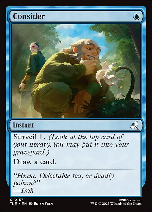 Avatar: The Last Airbender Eternal - 157 - Consider - Common - U - Foil (Front)