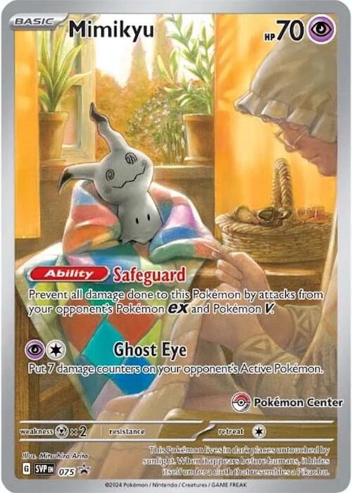 SV: Scarlet & Violet Promo Cards - 075 - Mimikyu - 075 (Pokemon Center Exclusive)