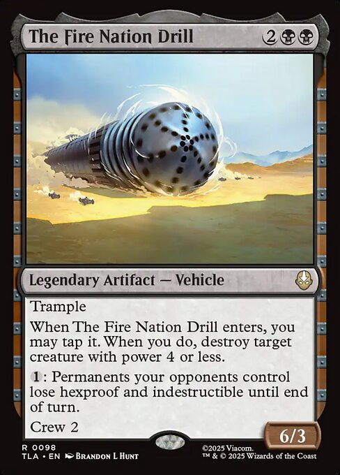 Avatar: The Last Airbender - 98 - The Fire Nation Drill - Rare - B - Foil (Front)