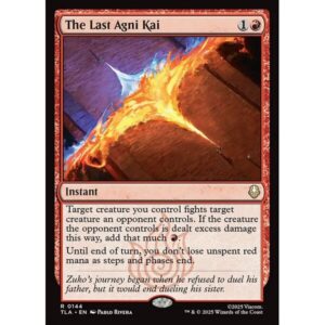 Avatar: The Last Airbender - 144 - The Last Agni Kai - Rare - R - Non-foil (Front)