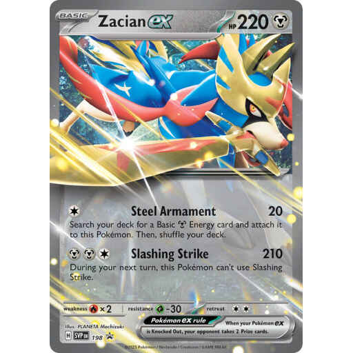 SV: Scarlet & Violet Promo Cards - 198 - Zacian ex - 198