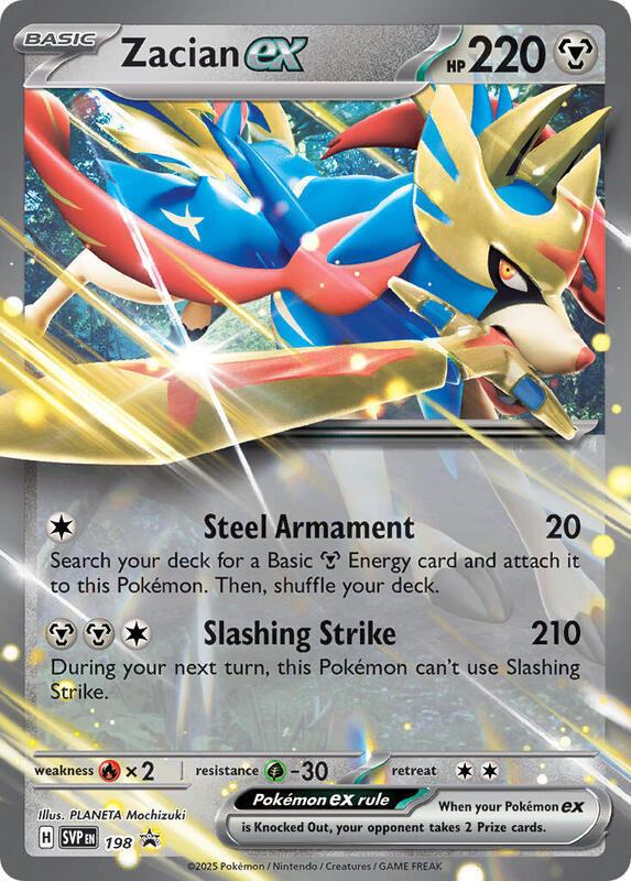 SV: Scarlet & Violet Promo Cards - 198 - Zacian ex - 198