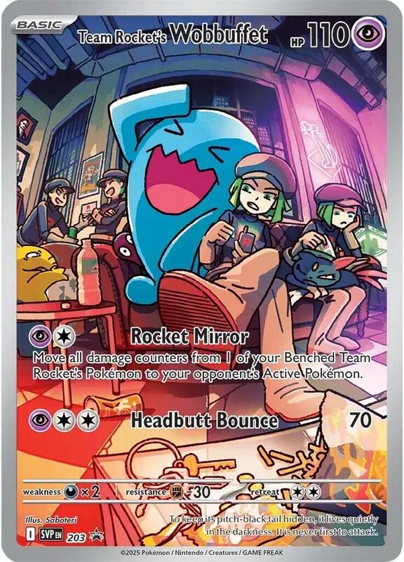 SV: Scarlet & Violet Promo Cards - 203 - Team Rocket's Wobbuffet