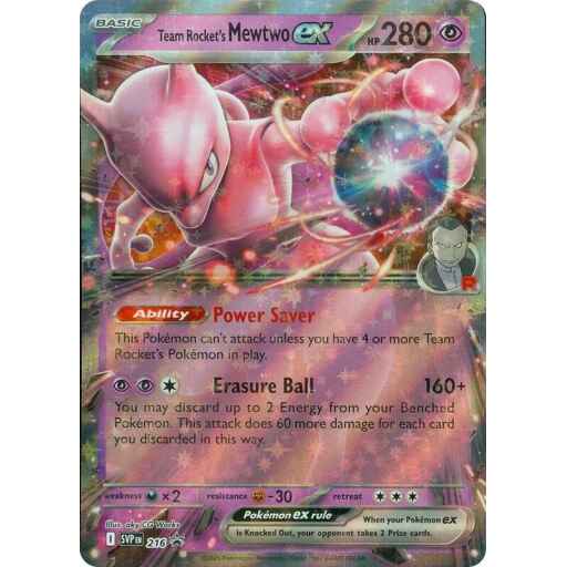SV: Scarlet & Violet Promo Cards - 216 - Team Rocket's Mewtwo ex - 216