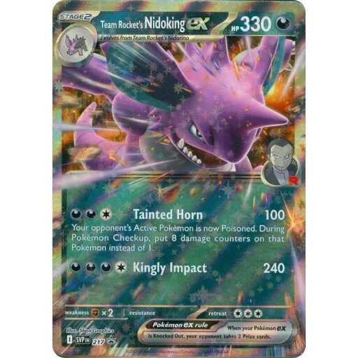 SV: Scarlet & Violet Promo Cards - 217 - Team Rocket's Nidoking ex - 217