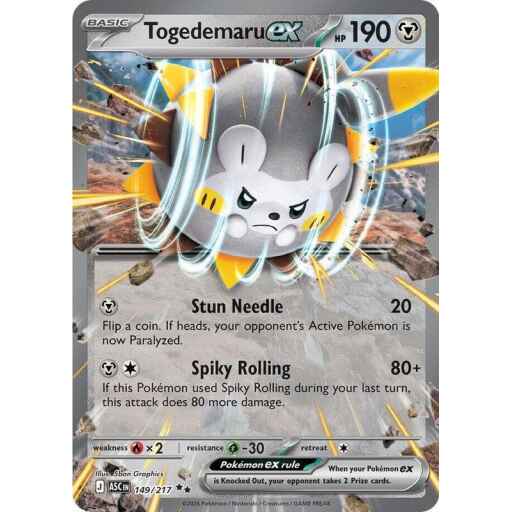 ME: Ascended Heroes - 149/217 - Togedemaru ex