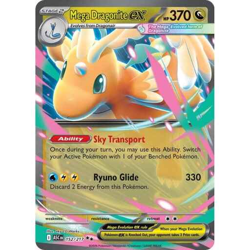 ME: Ascended Heroes - 152/217 - Mega Dragonite ex