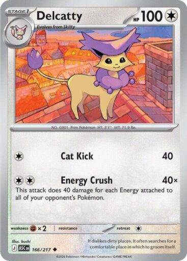 ME: Ascended Heroes - 166/217 - Delcatty