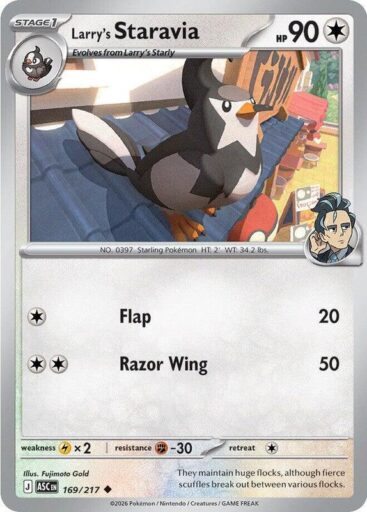 ME: Ascended Heroes - 169/217 - Larry's Staravia