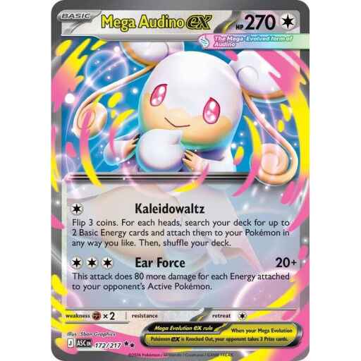 ME: Ascended Heroes - 172/217 - Mega Audino ex