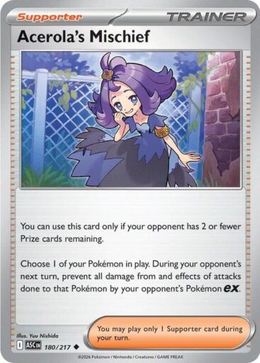 ME: Ascended Heroes - 180/217 - Acerola's Mischief