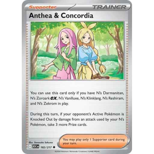 ME: Ascended Heroes - 182/217 - Anthea & Concordia - Reverse Holo