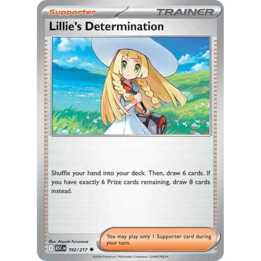 ME: Ascended Heroes - 192/217 - Lillie's Determination - Reverse Holo