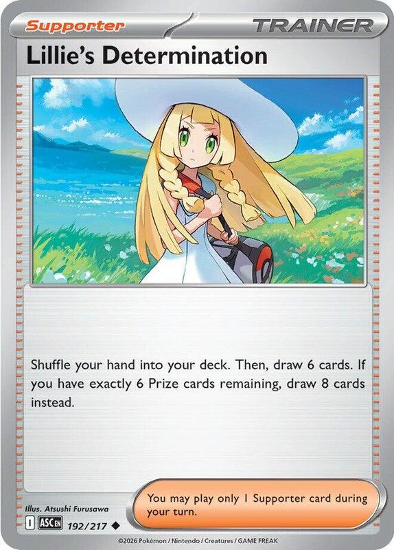 ME: Ascended Heroes - 192/217 - Lillie's Determination - Reverse Holo