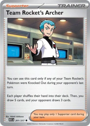 ME: Ascended Heroes - 201/217 - Team Rocket's Archer