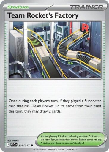 ME: Ascended Heroes - 203/217 - Team Rocket's Factory