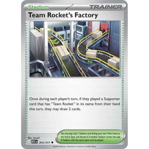 ME: Ascended Heroes - 203/217 - Team Rocket's Factory