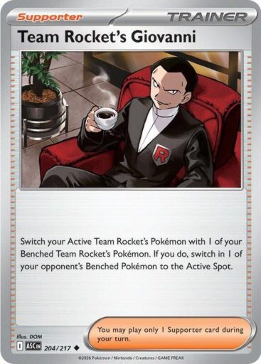 ME: Ascended Heroes - 204/217 - Team Rocket's Giovanni