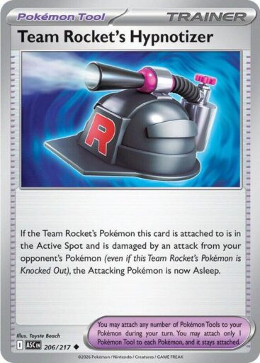 ME: Ascended Heroes - 206/217 - Team Rocket's Hypnotizer