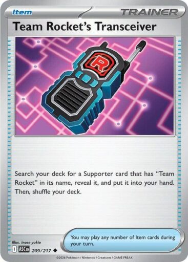 ME: Ascended Heroes - 209/217 - Team Rocket's Transceiver
