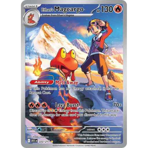 ME: Ascended Heroes - 222/217 - Ethan's Magcargo