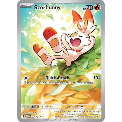 ME: Ascended Heroes - 225/217 - Scorbunny