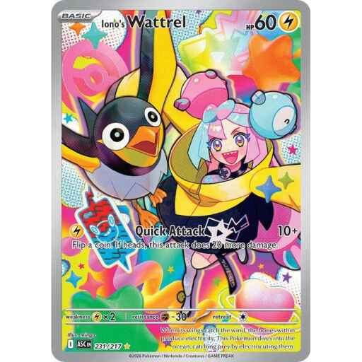 ME: Ascended Heroes - 231/217 - Iono's Wattrel