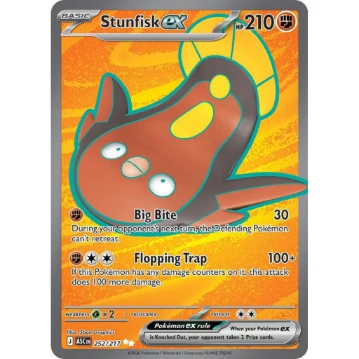 ME: Ascended Heroes - 252/217 - Stunfisk ex